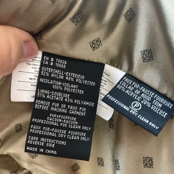 Metropolis Couloir Quilted Gold Parka w Real Fur Hood- Sz 8 - Picture 5 of 8